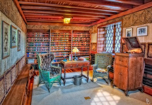 sdcGC-116 Gillette Castle Library HDR