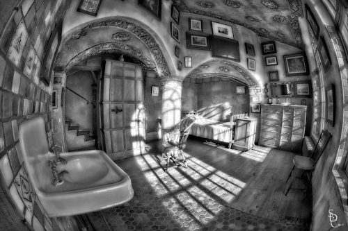 fonthill-115 Fonthill Castle, tone mapped using HDR Express, Converted to Black and White using Nik Siver Efex Pro 2,and further minor adjustments made in Adobe Photoshop CS5 ©2011 Susan Candelario SDC Photography