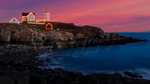 Nubble Light At Sunset Nubble Light At Sunset