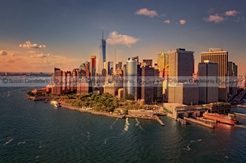 Lower Manhattan Aerial View