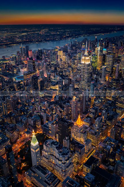 Manhattan New York City From Above Manhattan New York City From Above