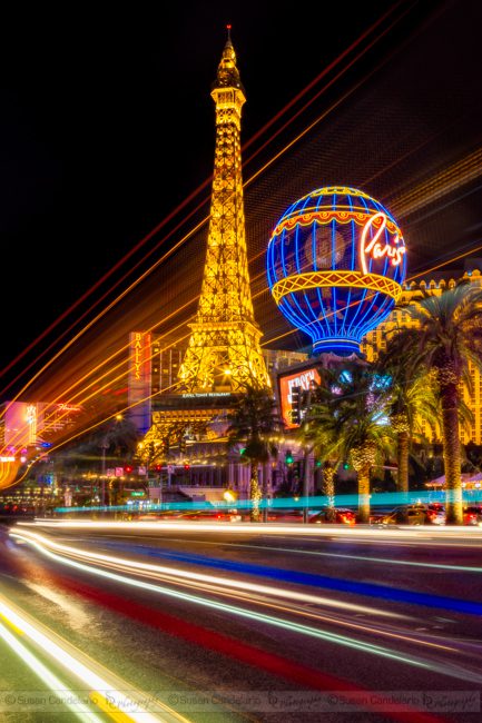 Paris In Las Vegas Strip Light Show Paris In Las Vegas Strip Light Show